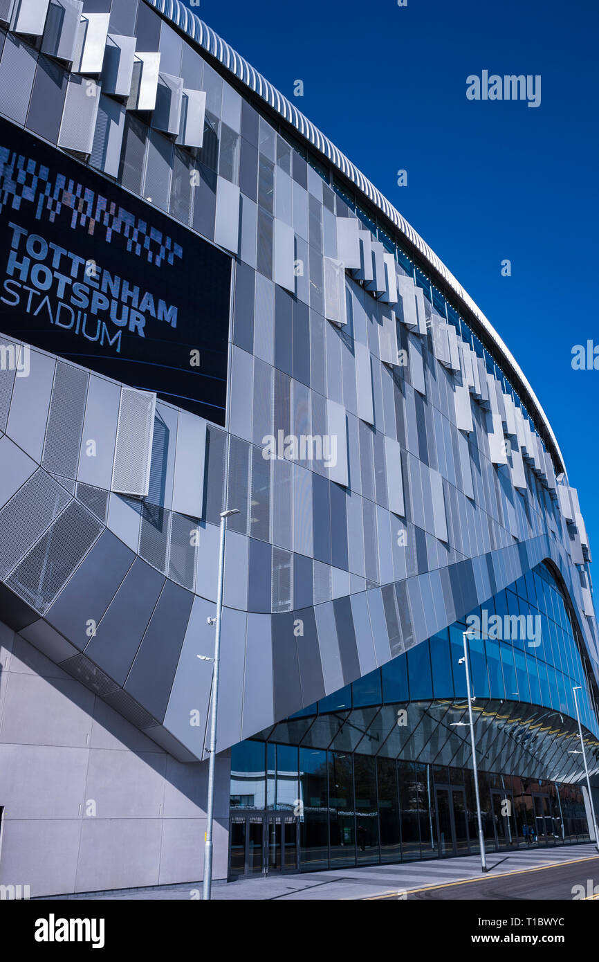 Tottenham Hotspur Stadium, High Road Tottenham, London, England, Regno Unito Foto Stock