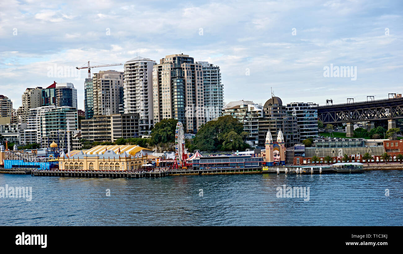 La città di Sydney governo locale area che copre il quartiere centrale degli affari e interno circostante sobborghi della città dell'area metropolitana di Foto Stock