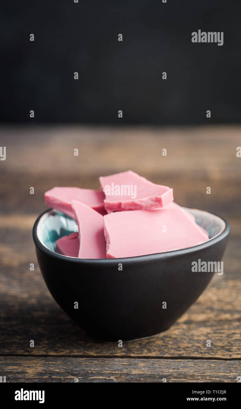 Ruby cioccolato trend alimentari Foto Stock