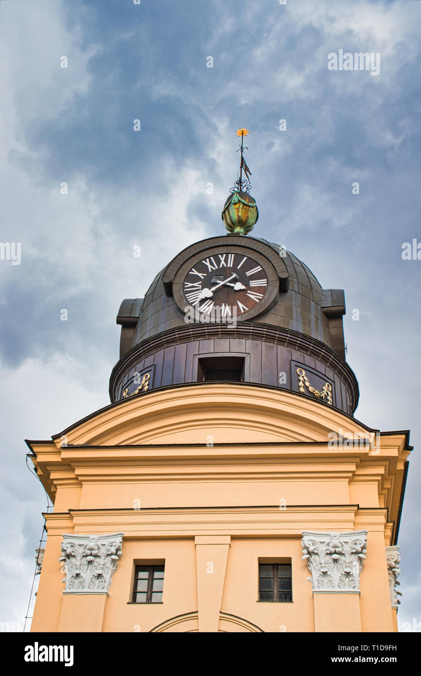 La Grande Chiesa Riformata è il più iconico Edificio di Debrecen, Ungheria. Foto Stock