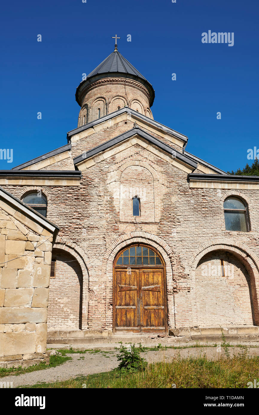 Foto e immagini di La chiesa di San Nicola nel centro storico medievale monastero Kintsvisi Ortodossa Georgiana Monastero Complesso Shida Kartli Regione, Georg Foto Stock