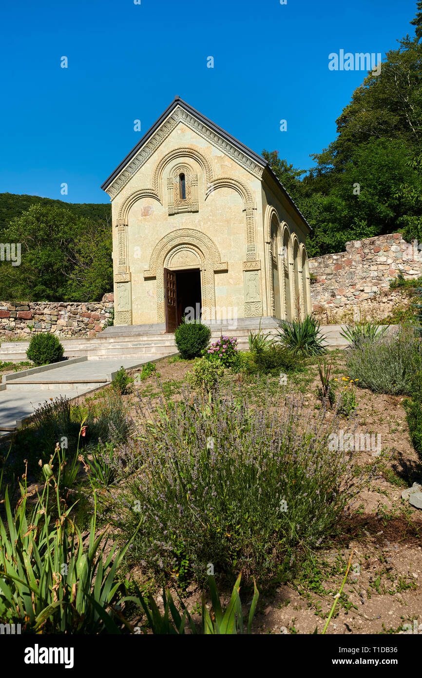 Le foto e le immagini della cappella nel centro storico medievale monastero Kintsvisi Ortodossa Georgiana Monastero Complesso Shida Kartli Regione, Georgia (coun Foto Stock