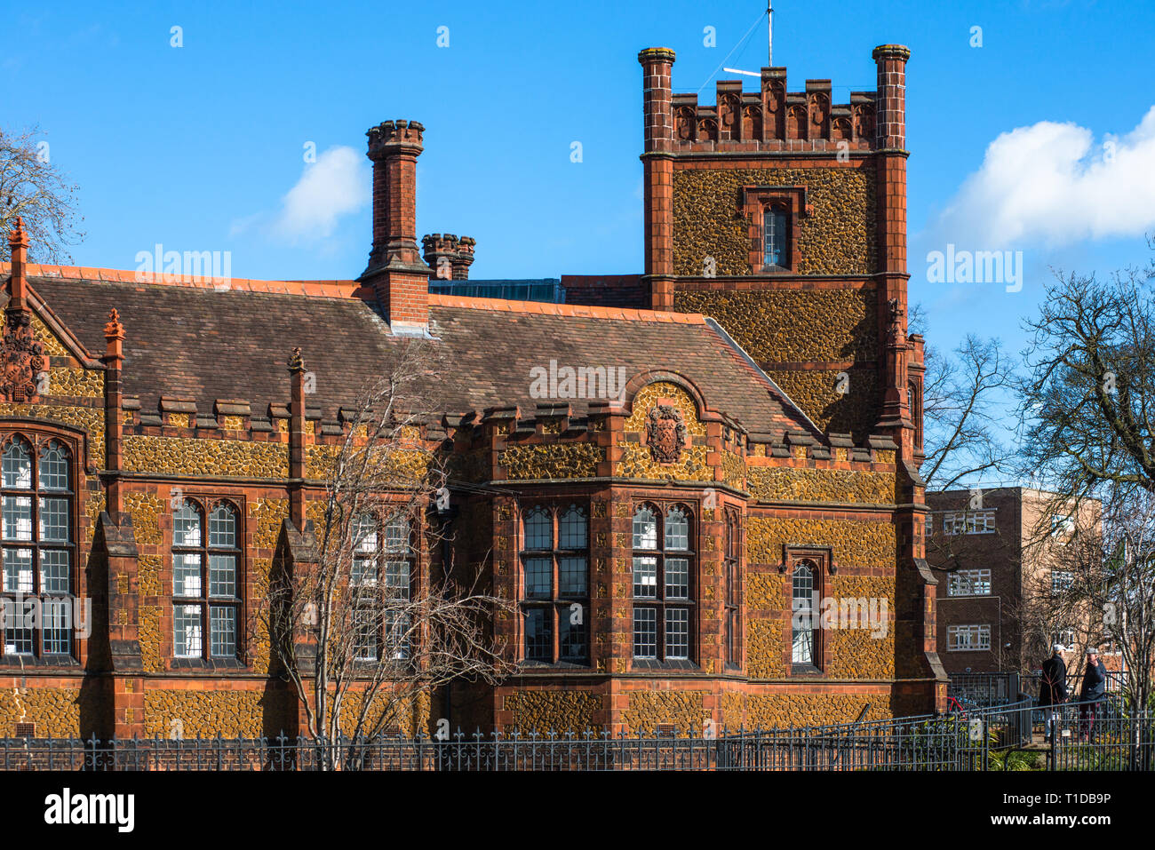 Il Carnegie biblioteca pubblica, King's Lynn Data: circa 1907. Norfolk, East Anglia, Inghilterra, Regno Unito. Foto Stock