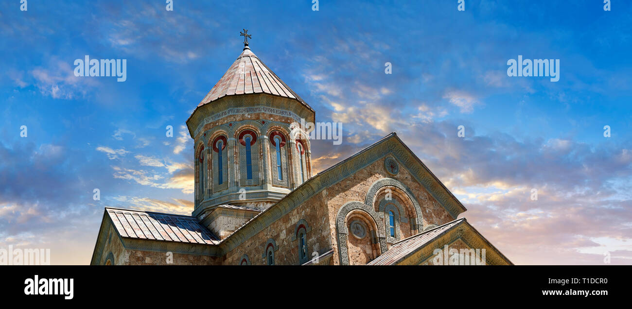 Foto e immagini di Georgian stile classica chiesa al monastero di santa Nino in Bodbe, una Ortodossa Georgiana complesso monastico e la sede del B Foto Stock