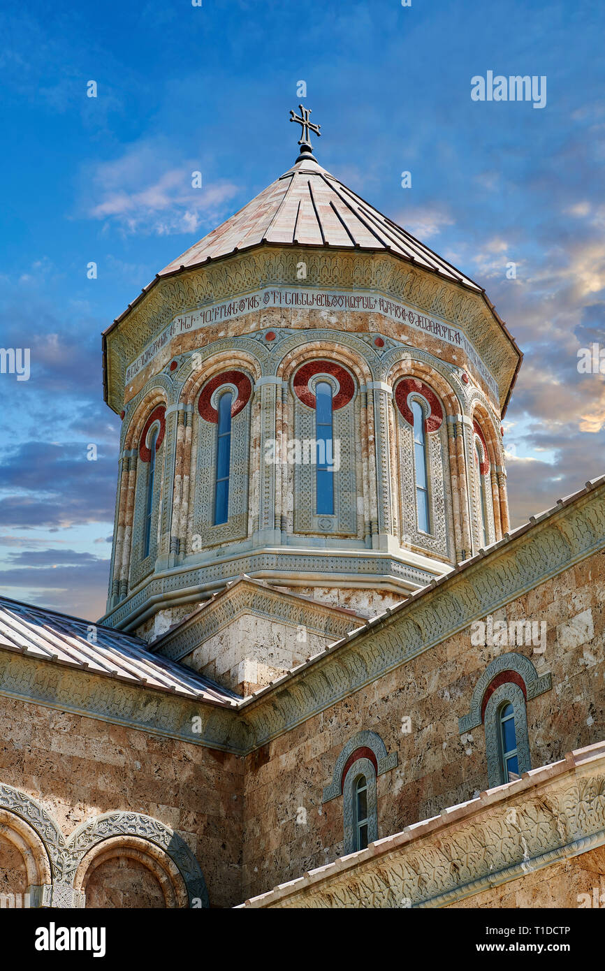 Foto e immagini di Georgian stile classica chiesa al monastero di santa Nino in Bodbe, una Ortodossa Georgiana complesso monastico e la sede del B Foto Stock