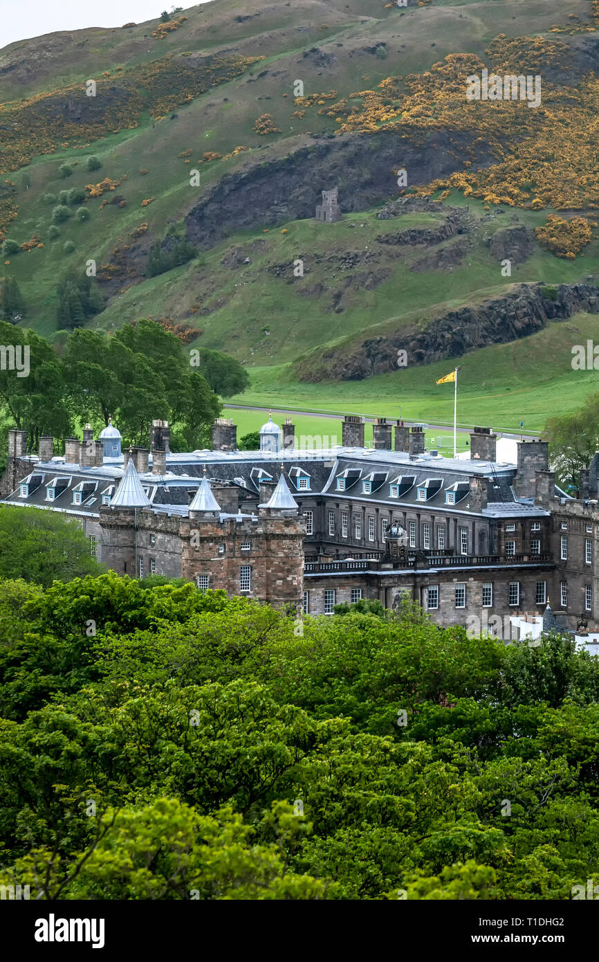 Il Palazzo di Holyroodhouse, Edimburgo, Scozia, Regno Unito Foto Stock