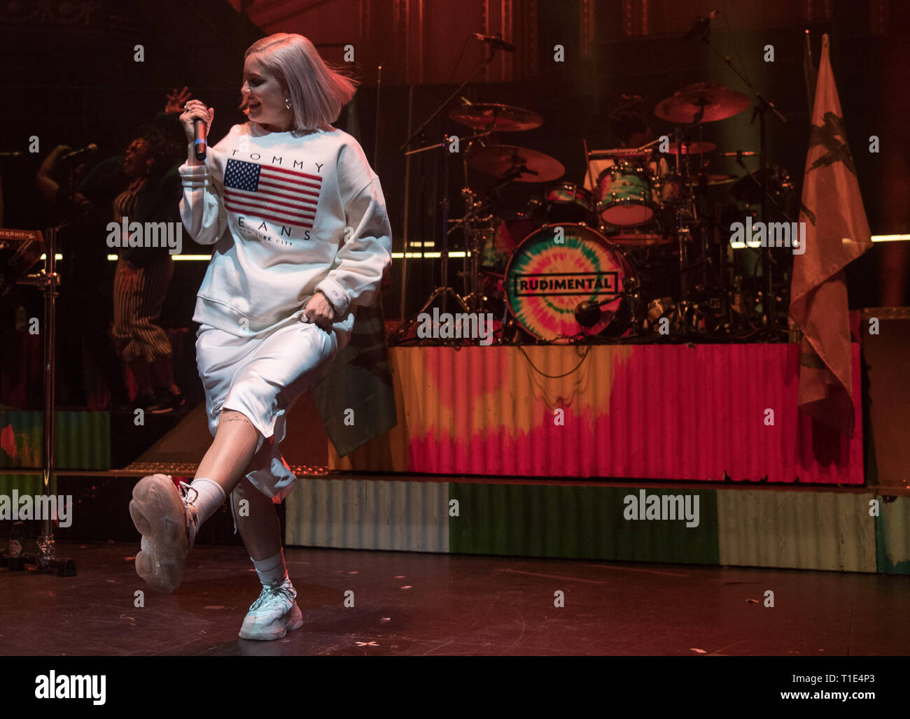 Anne-Marie a rudimentali Teenage Cancer Trust concerto, Royal Albert Hall di Londra. Foto Stock