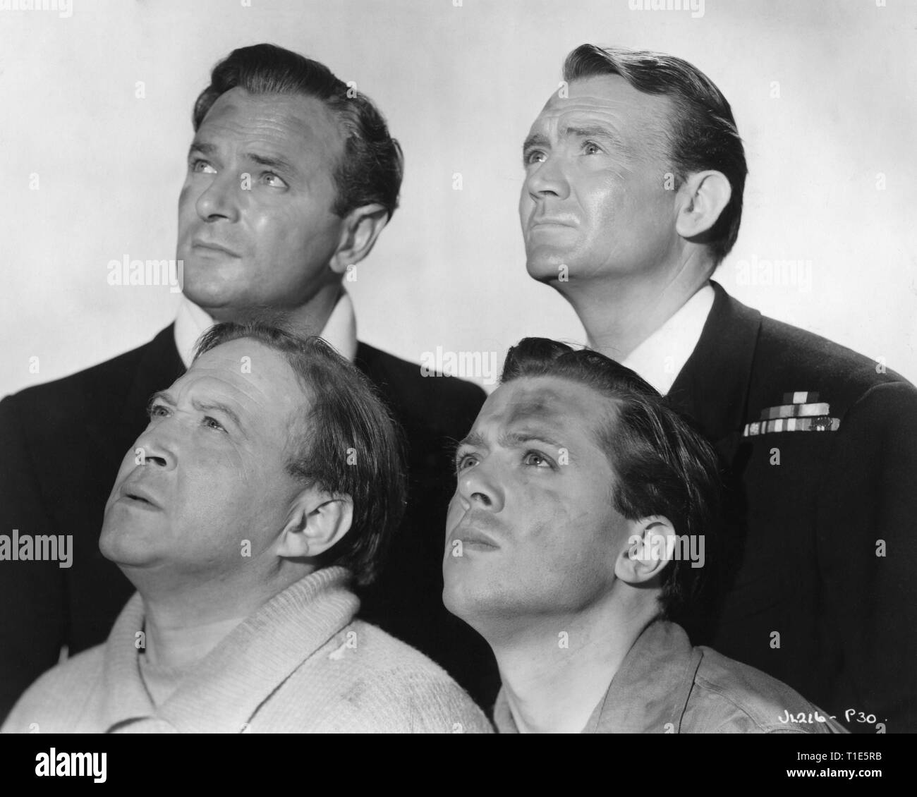 Nigel Patrick John Mills James Hayter Richard Attenborough Partenza di mattina 1950 direttore Roy Ward Baker Jay Lewis Produzioni / J. Arthur Rank organizzazione generale / distributori di film ( GFD ) Foto Stock