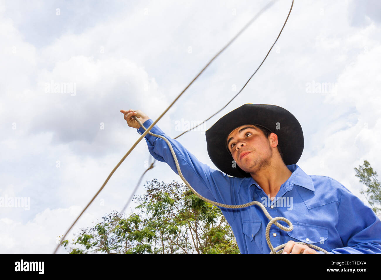 Miami Florida,Kendall,Tropical Park,Miami International Agriculture and Cattle Show,breeding,zootecnia trade,agri business,ispanic Latino ethni Foto Stock