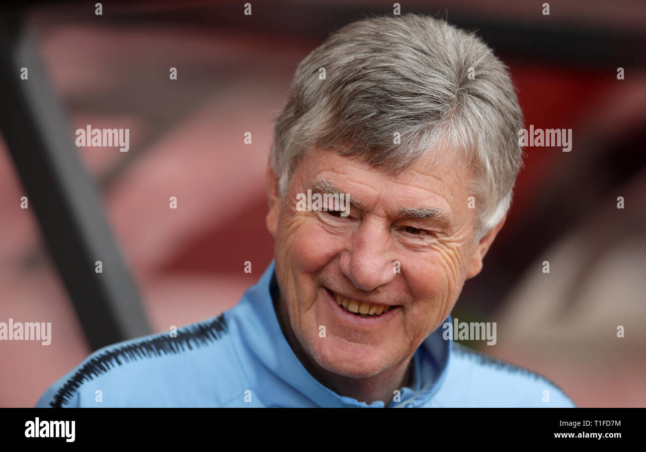 Manchester City Assistant manager Brian Kidd Foto Stock