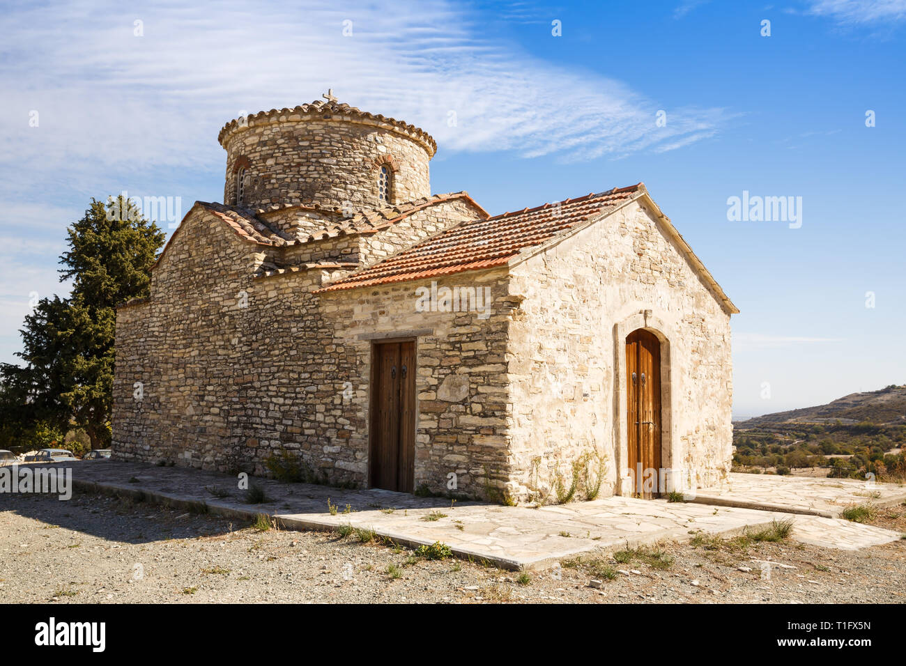 Michael Archangelos chiesa in Kato Lefkara, Cipro. Foto Stock