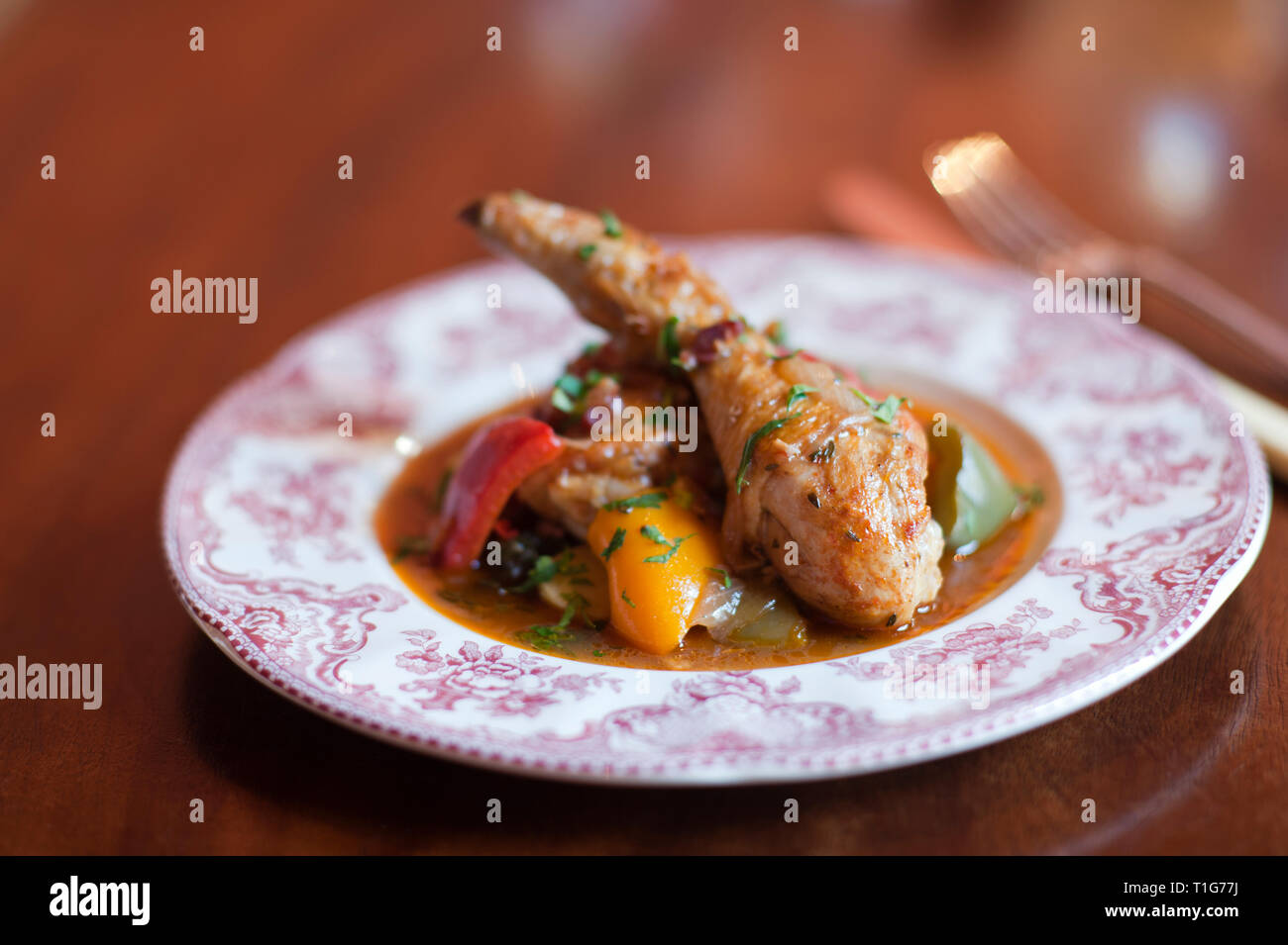 'Pollo in salsa cocktail lounge di The Zetter Townhouse a Londra, Inghilterra Foto Stock