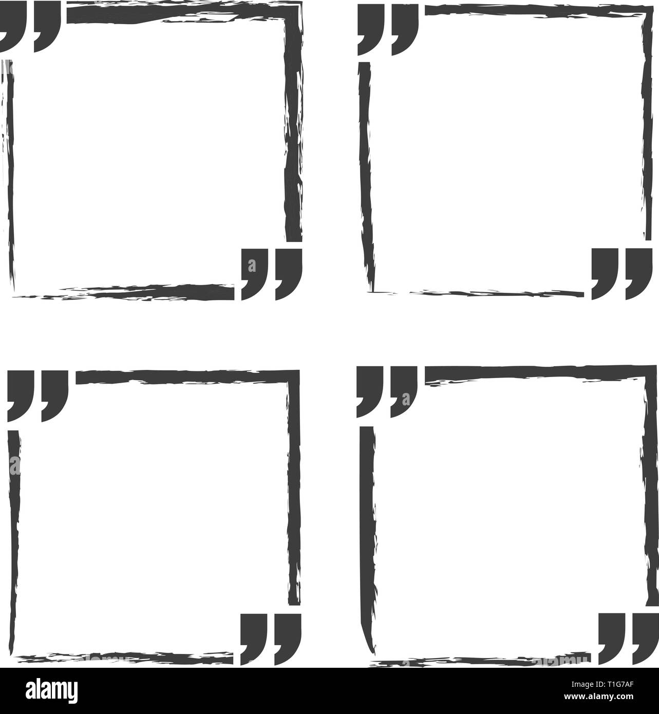 Il design del preventivo. Modello preventivo in virgolette. Vettore illustrazione banner con un preventivo in una cornice di testo. - Illustrazione Vettoriale Illustrazione Vettoriale