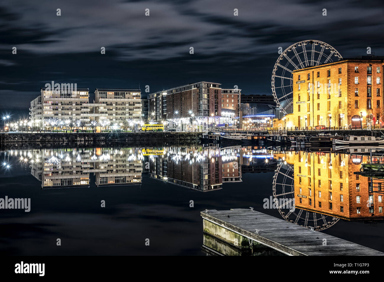 Albert Dock Liverpool Foto Stock