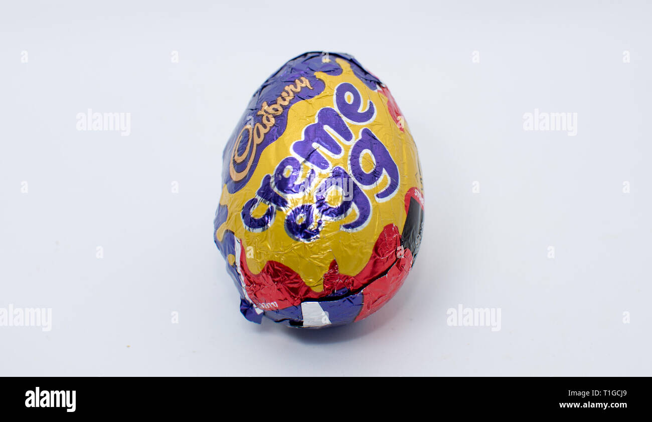 Cadbury creme egg Foto Stock