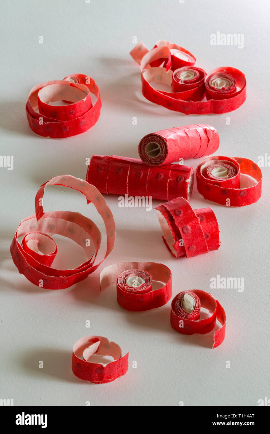 Ancora in vita della pistola giocattolo cap rotoli, STATI UNITI D'AMERICA Foto Stock