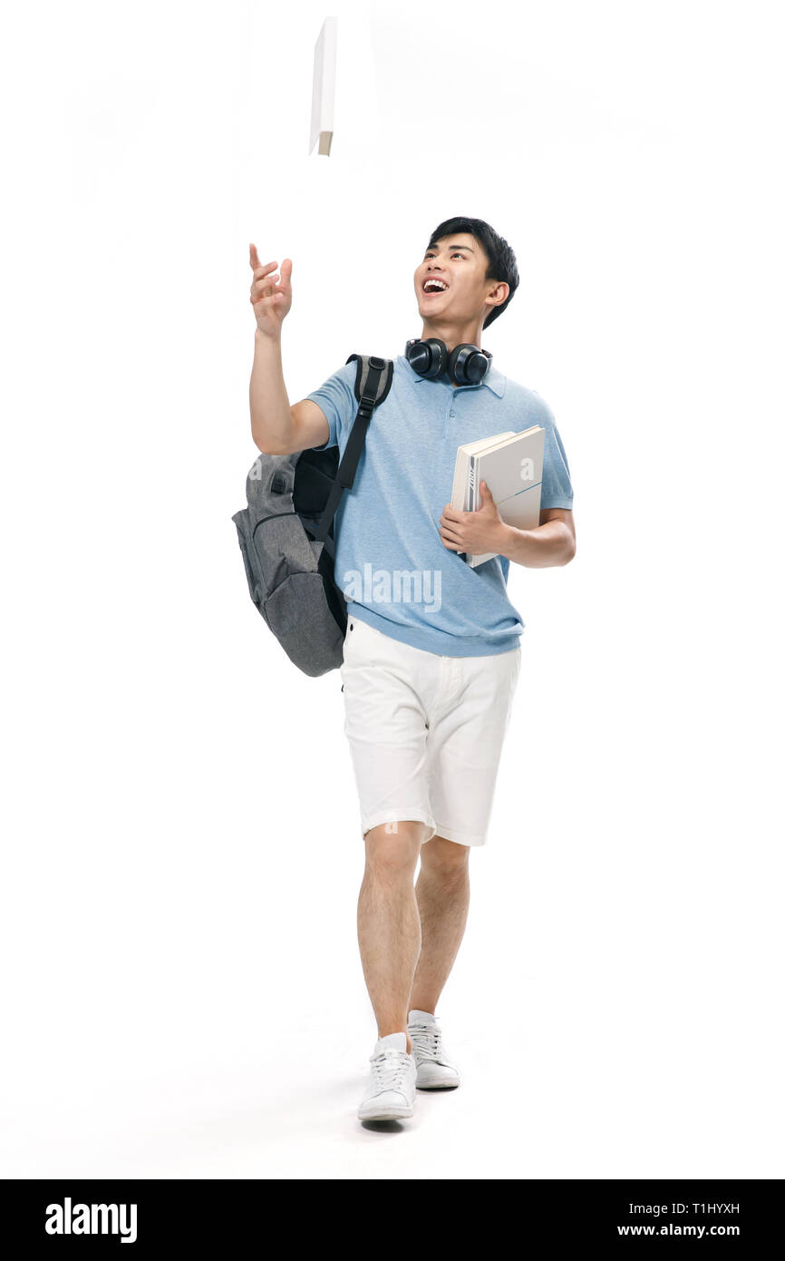 Un collegio di giovani ragazzi Foto Stock