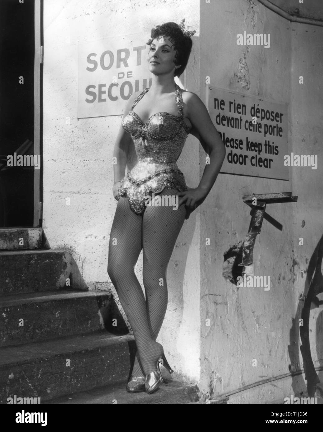 GINA LOLLOBRIGIDA come Lola TRAPEZE 1956 direttore Carol Reed Hill-Hecht-Lancaster Productions / United Artists Foto Stock