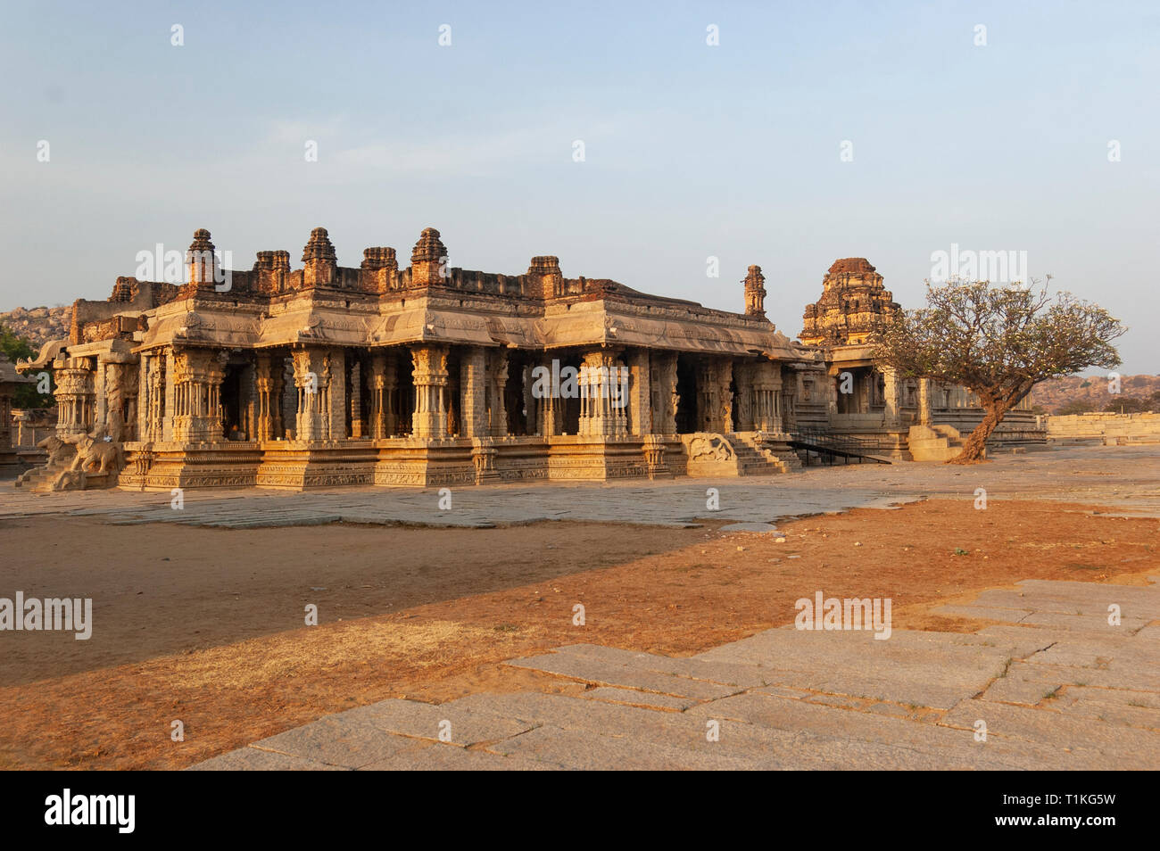 Vijaya Vittala Tempio Hampi,Karnataka,l'India,Asia Foto Stock