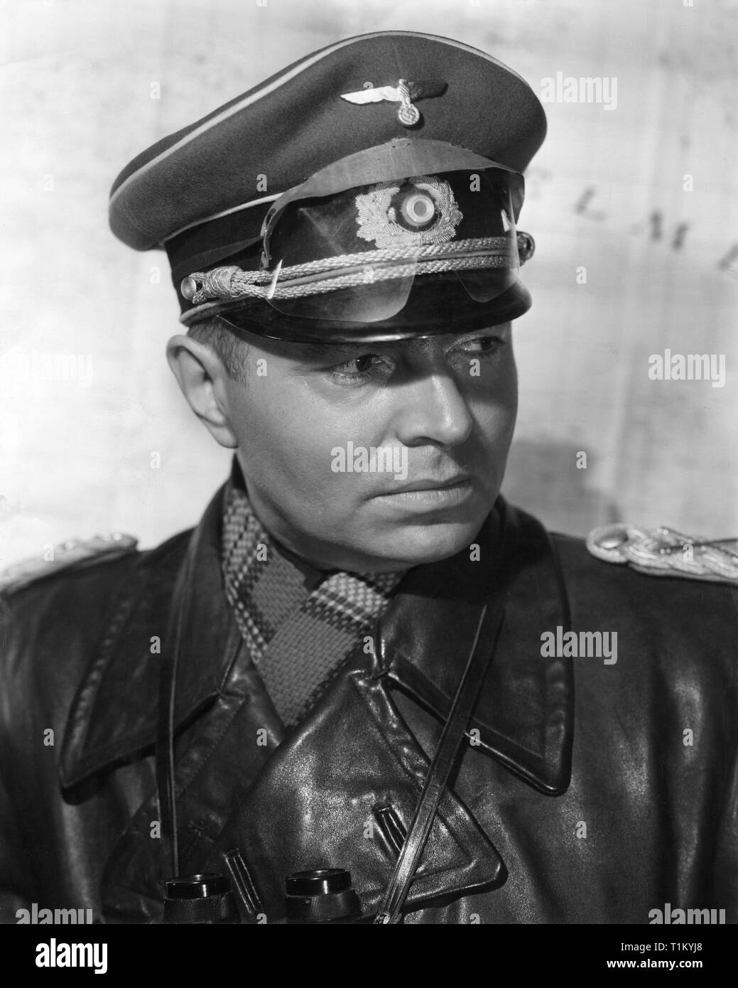 JAMES MASON come maresciallo di campo Erwin Rommel la volpe del deserto 1951 direttore Henry Hathaway Twentieth Century Fox Foto Stock