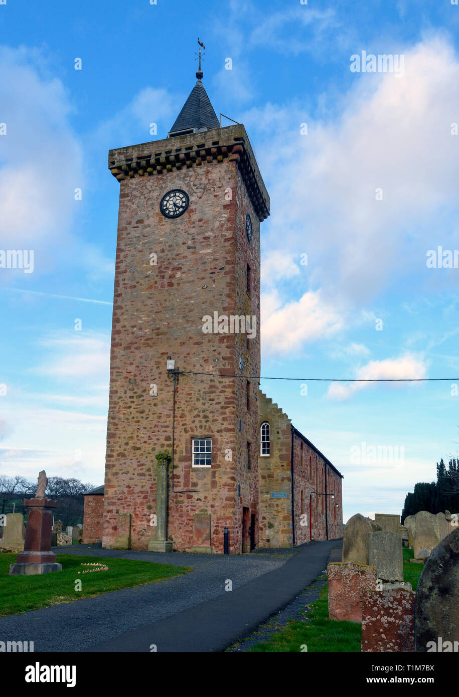 Greenlaw Chiesa Parrocchiale - Storico scozzese - Kirk Greenlaw, Berwickshire, Scottish Borders, Scotland, Regno Unito Foto Stock