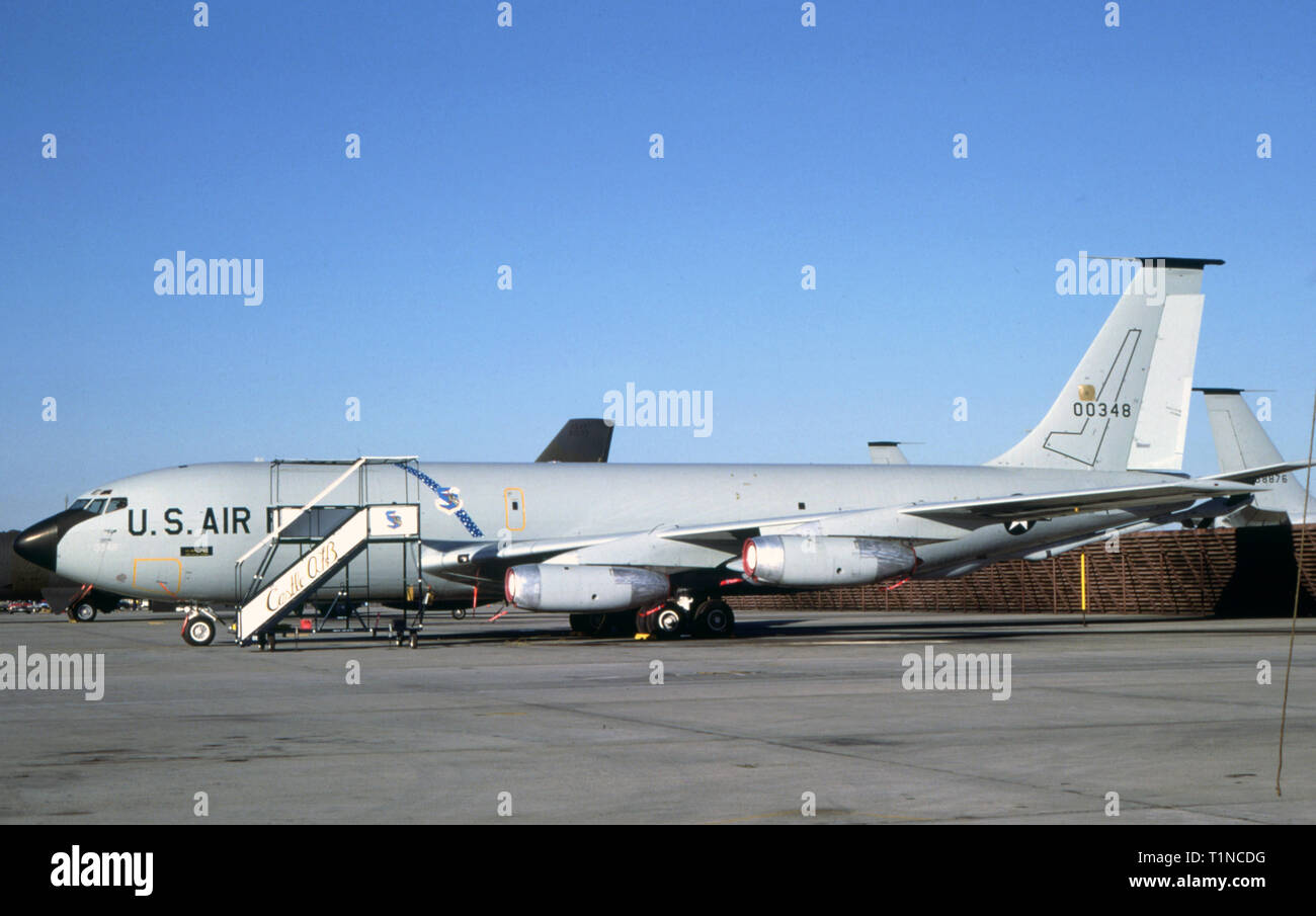 Il USAF United States Air Force Boeing KC-135A Stratotanker 00348 Foto Stock