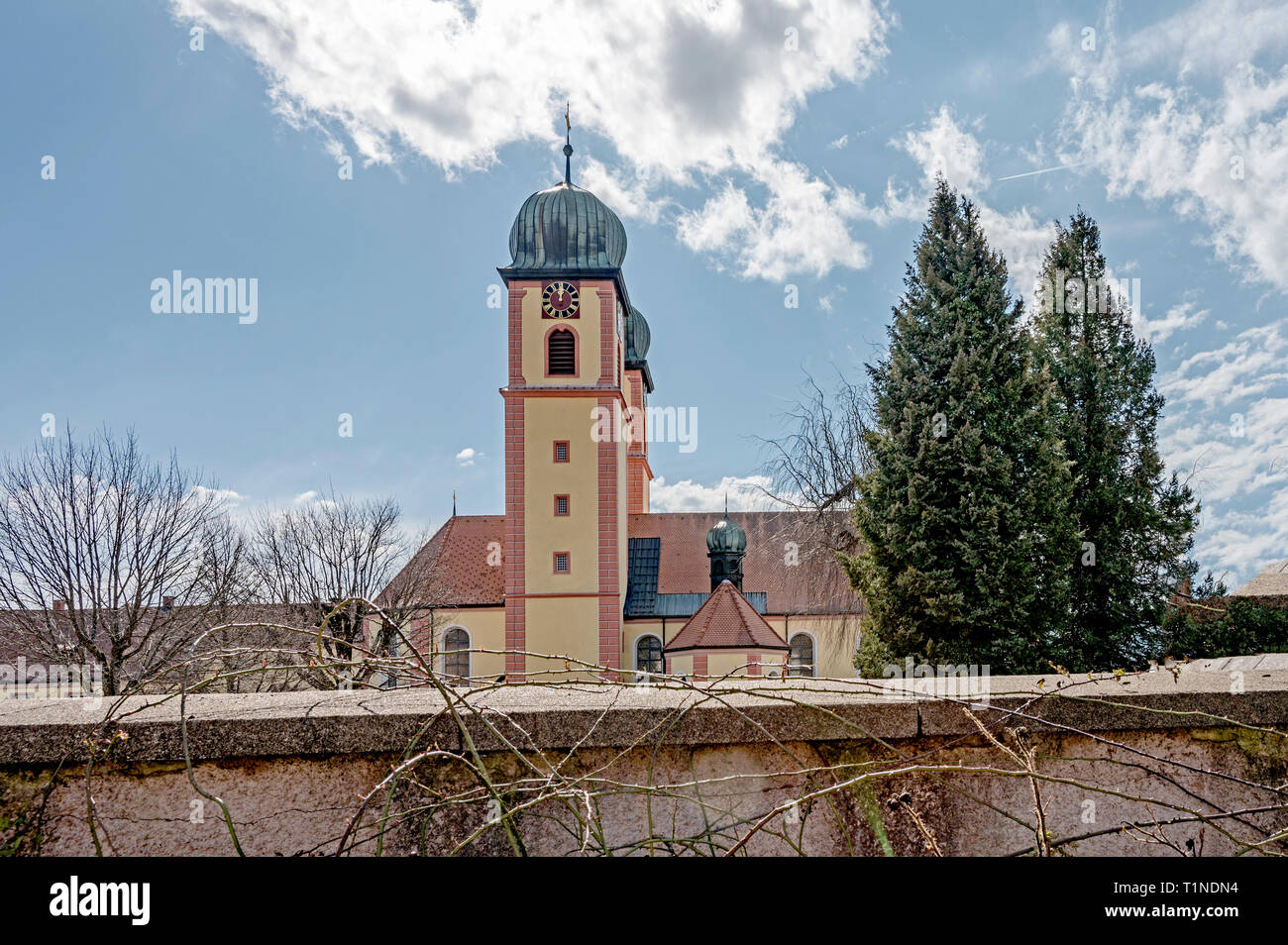 St Maergen, monastero (Germania Meridionale); Kloster San Märgen (Baden-Württemberg, Süddeutschland) Foto Stock