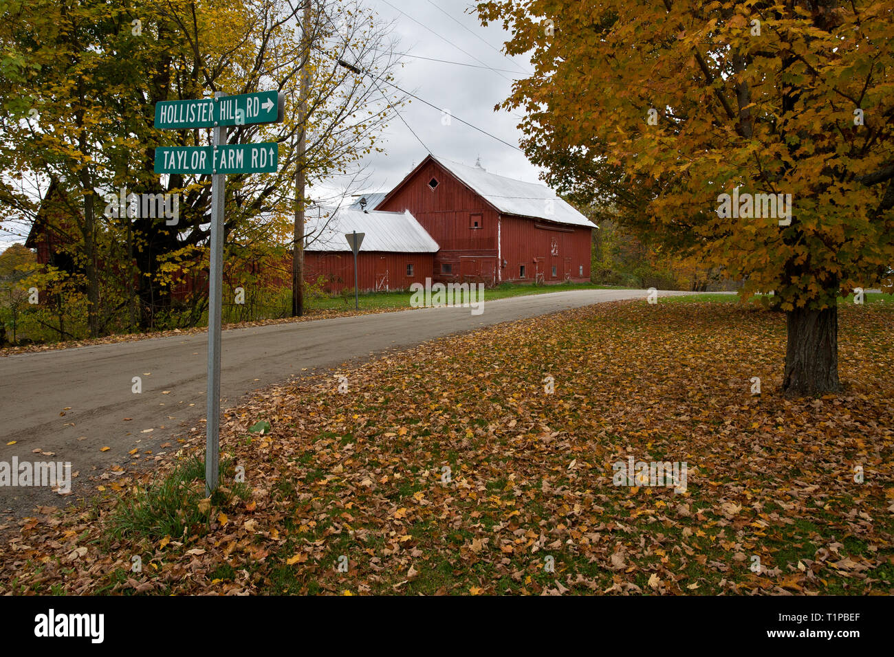 Marshfield, Washington County, Vermont, USA Foto Stock