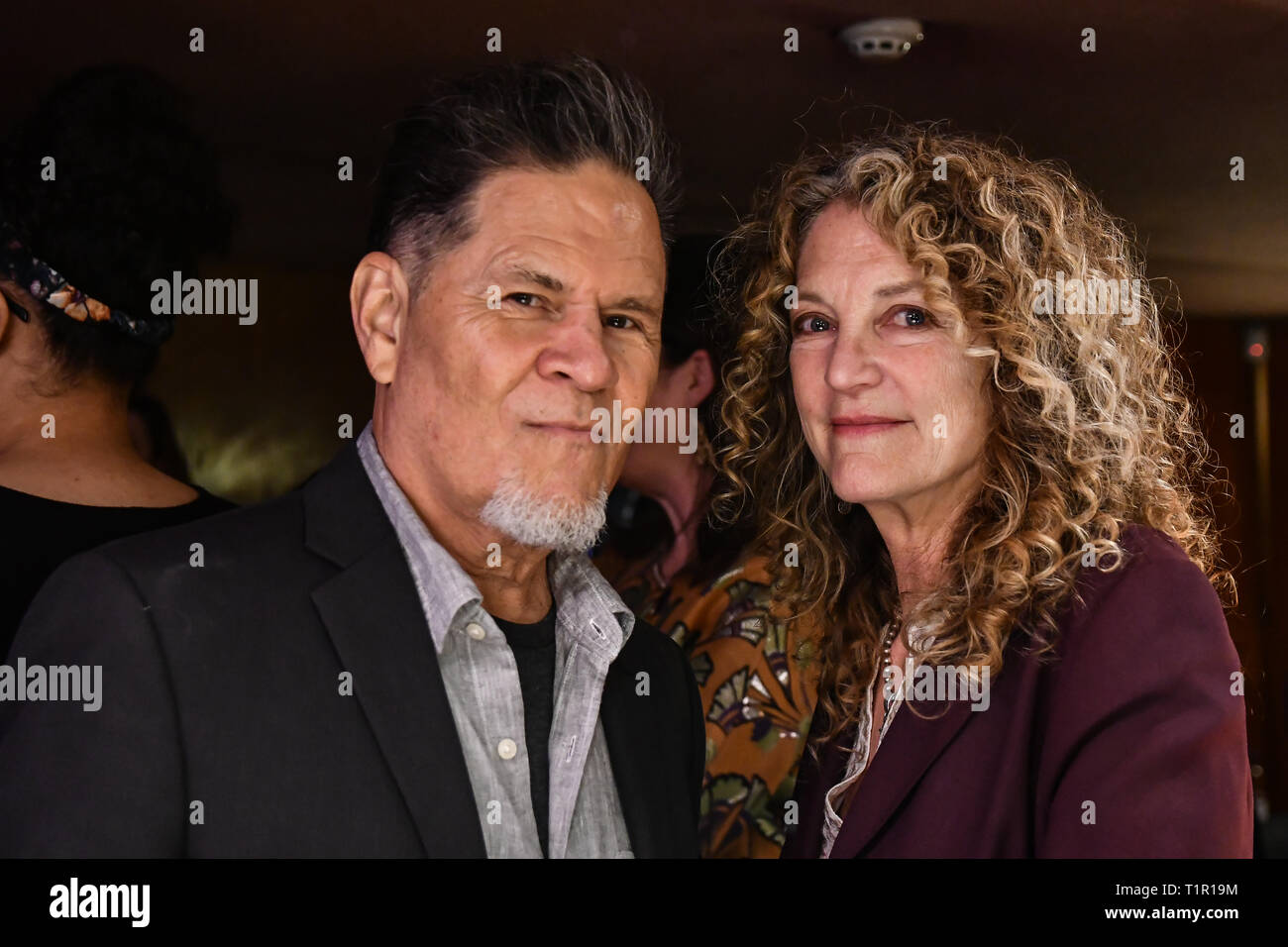 Londra, Regno Unito. 27 mar 2019. Un Martinez arriva a Premiere del documentario sulla British film società di produzione artigianale di film, creato da George Harrison dei Beatles il 27 marzo 2019, Londra, Regno Unito. Credito: Picture Capital/Alamy Live News Foto Stock