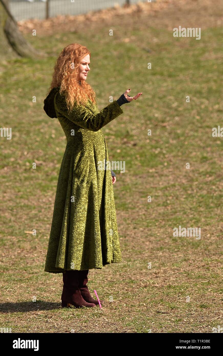 New York, NY, STATI UNITI D'AMERICA. 27 Mar, 2019. Nicole Kidman, Annullamento fuori e circa per celebrità Candids - MER, New York, NY Marzo 27, 2019. Credito: Kristin Callahan/Everett raccolta/Alamy Live News Foto Stock