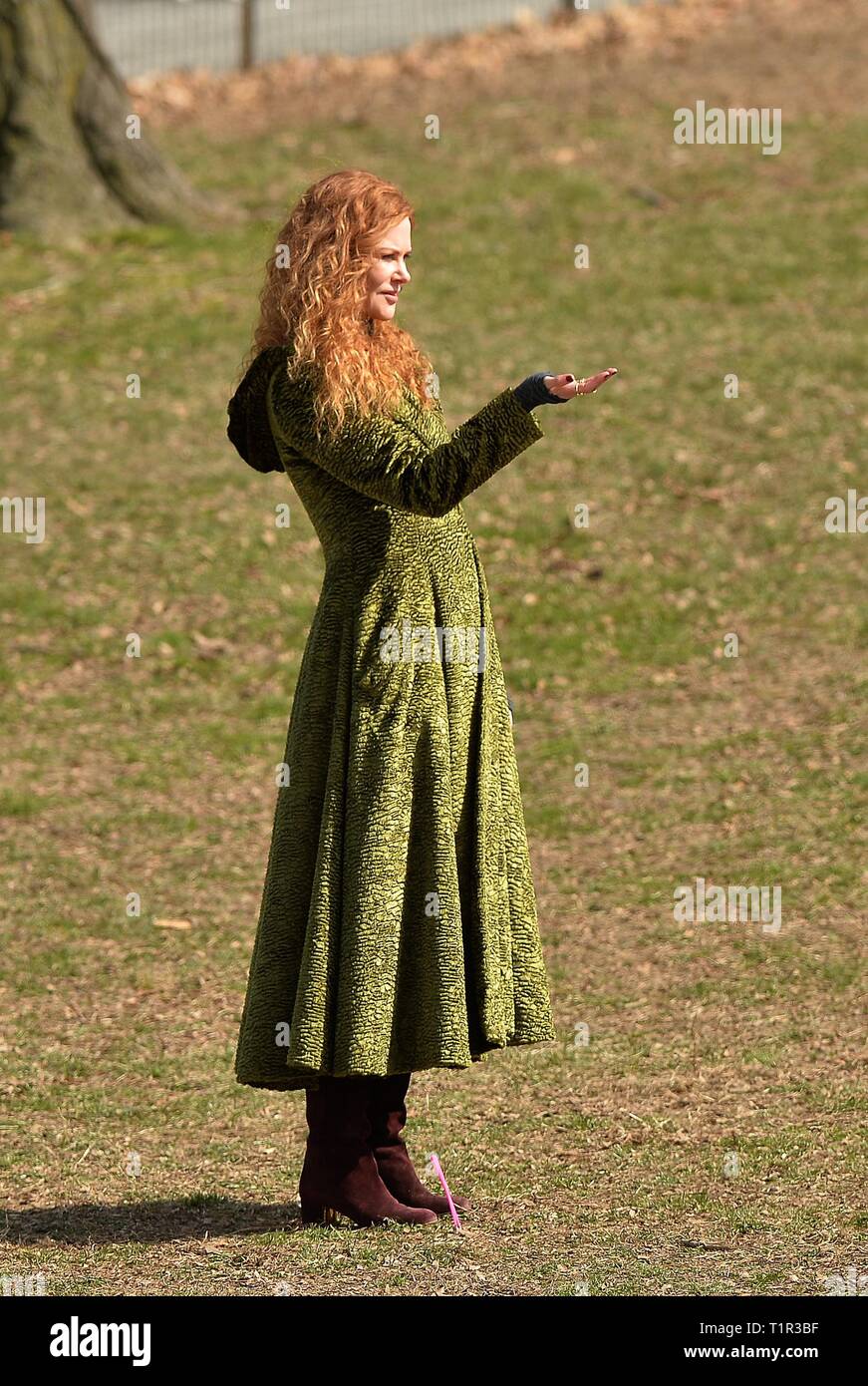 New York, NY, STATI UNITI D'AMERICA. 27 Mar, 2019. Nicole Kidman, Annullamento fuori e circa per celebrità Candids - MER, New York, NY Marzo 27, 2019. Credito: Kristin Callahan/Everett raccolta/Alamy Live News Foto Stock