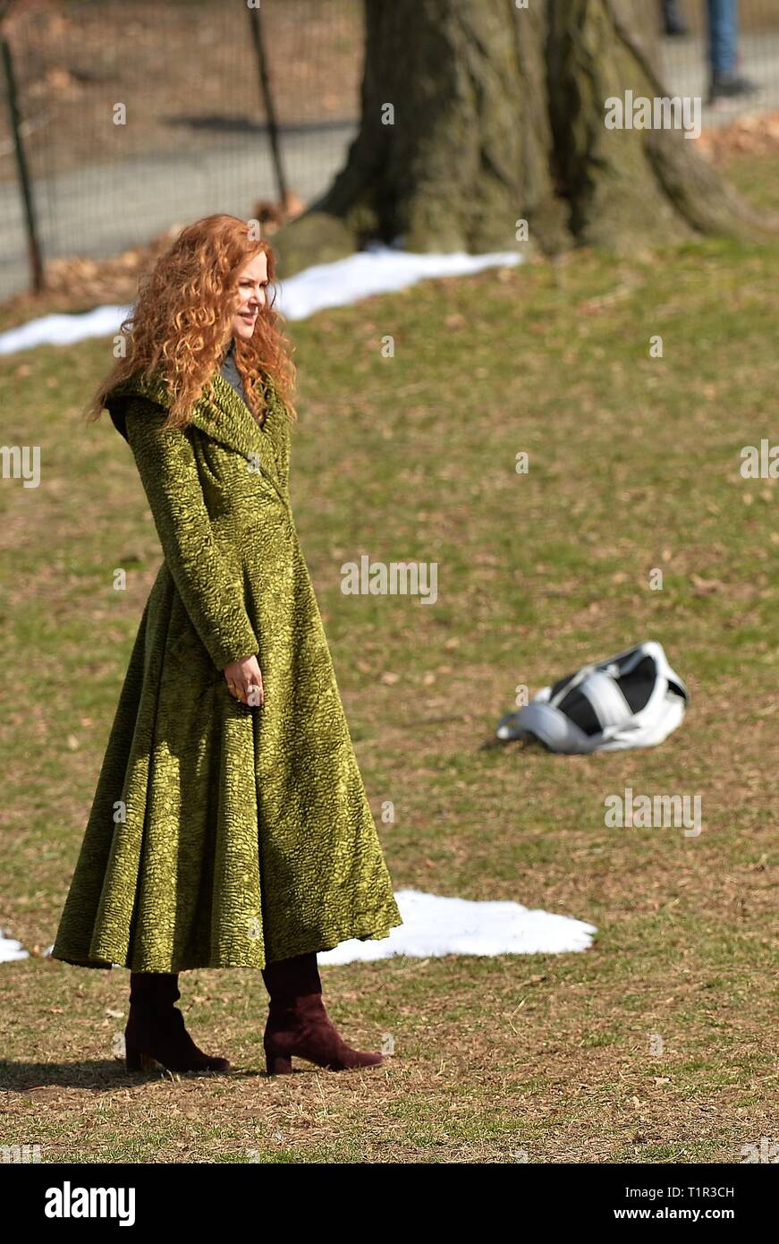 New York, NY, STATI UNITI D'AMERICA. 27 Mar, 2019. Nicole Kidman, Annullamento fuori e circa per celebrità Candids - MER, New York, NY Marzo 27, 2019. Credito: Kristin Callahan/Everett raccolta/Alamy Live News Foto Stock