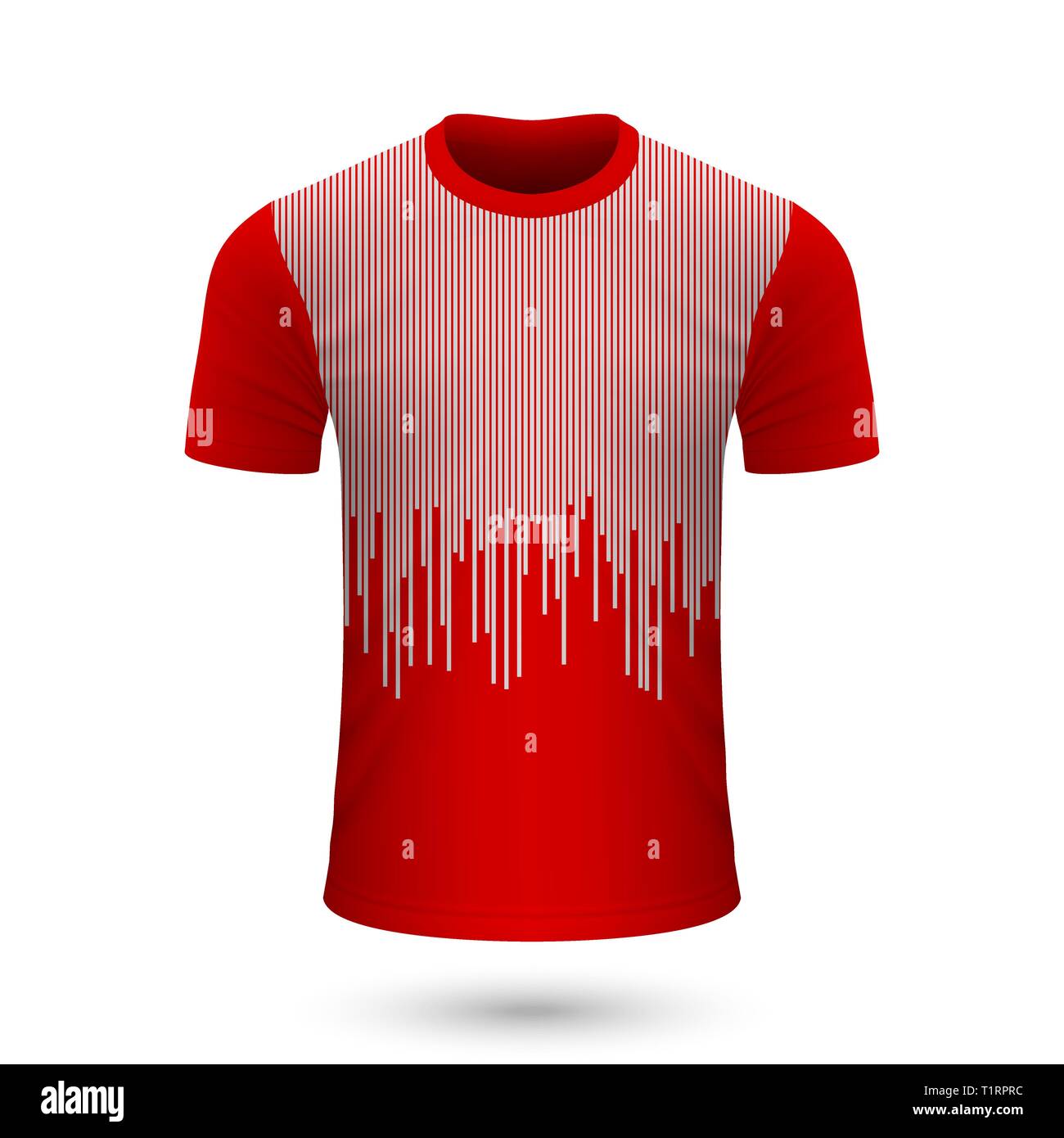 Soccer shirt design, jersey modello per kit calcio. Illustrazione Vettoriale Illustrazione Vettoriale