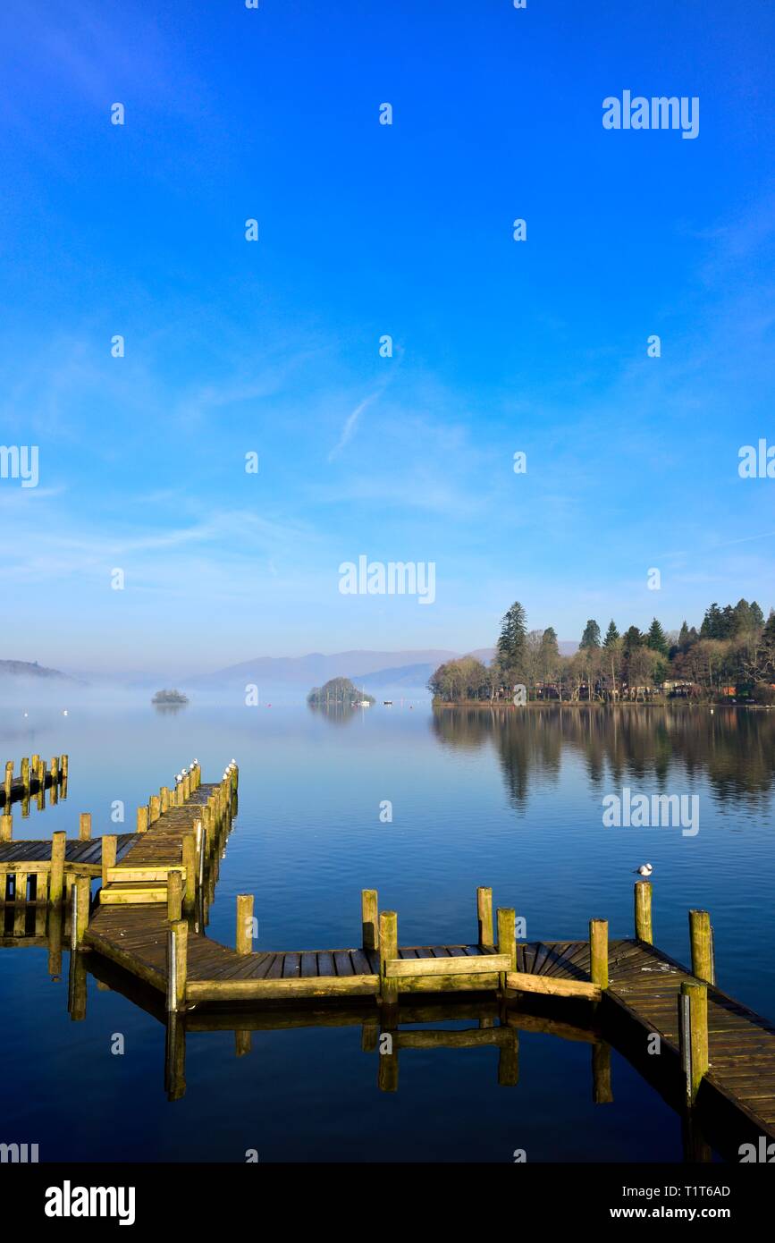 Bowness on Windermere,Lake District,Cumbria,l'Inghilterra,UK Foto Stock