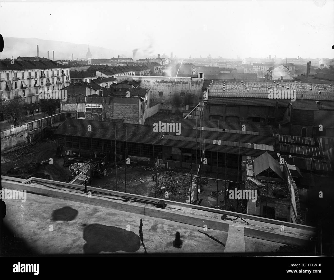 FIAT ANSALDO grande fabbrica di motori, Tourin, Italia Foto Stock