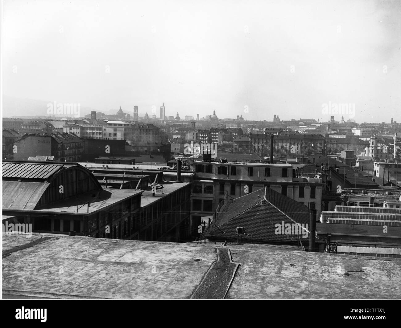 FIAT ANSALDO grande fabbrica di motori, Tourin, Italia Foto Stock