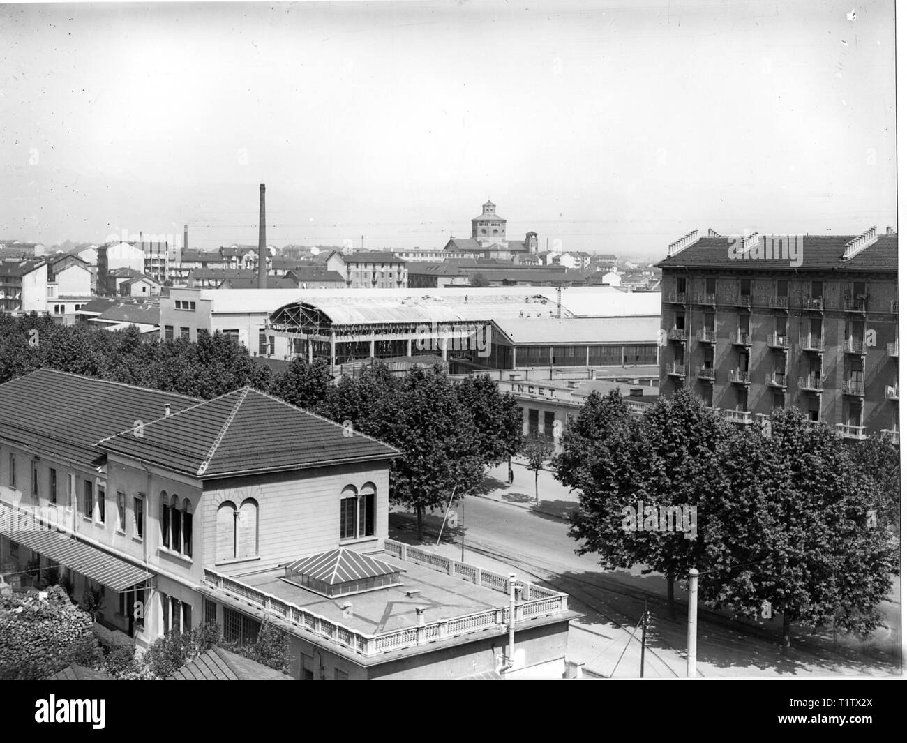 FIAT ANSALDO grande fabbrica di motori, Tourin, Italia Foto Stock
