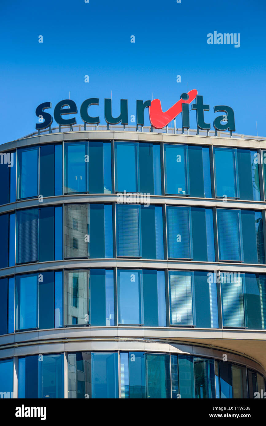 Securvita Krankenkasse, Luebeckertordamm, Amburgo, Deutschland, Lübeckertordamm Foto Stock