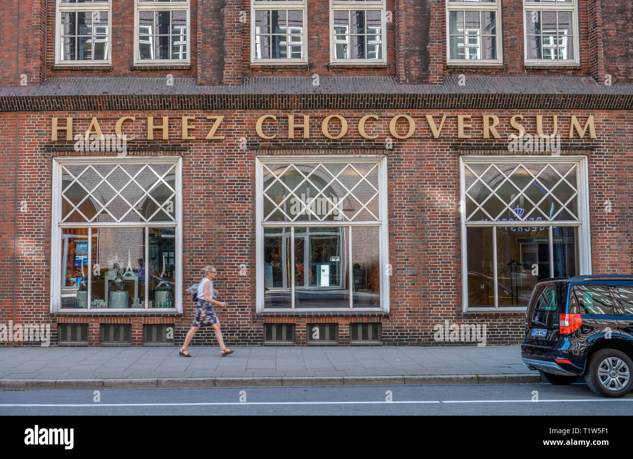 Chocoversum, Messberg, Kontorhausviertel, Amburgo, Deutschland Foto Stock