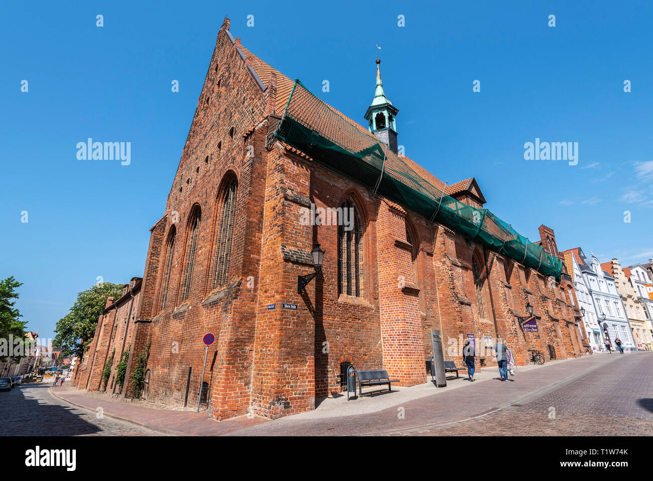 Della chiesa dello Spirito Santo, Wismar, Meclemburgo-Pomerania Occidentale, Germania Foto Stock