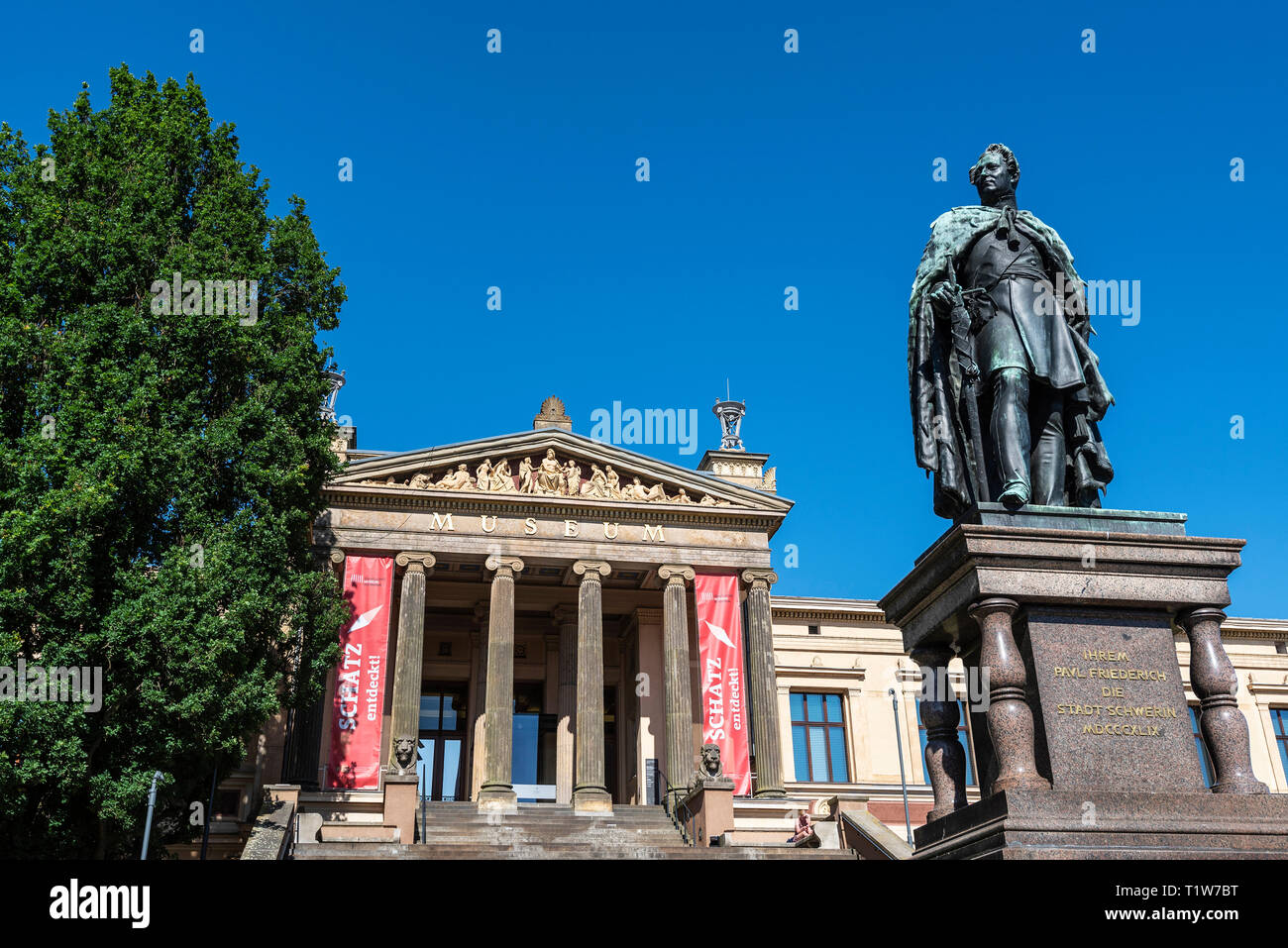 Il museo di stato, il museo d'arte, Schwerin, Meclemburgo-Pomerania Occidentale, Germania Foto Stock