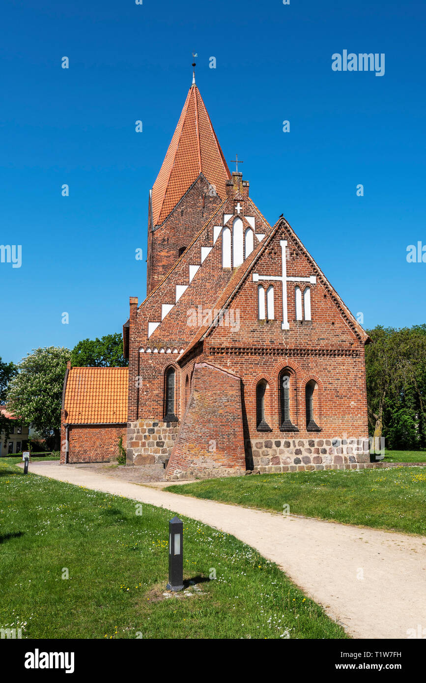 San Johannes, chiesa, Rerik, Baltico località balneare, Meclemburgo-Pomerania, Germania Foto Stock