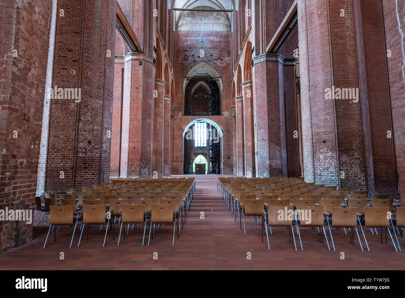 St. Georg, St Georgen Chiesa di Wismar, Meclemburgo-Pomerania Occidentale, Germania Foto Stock