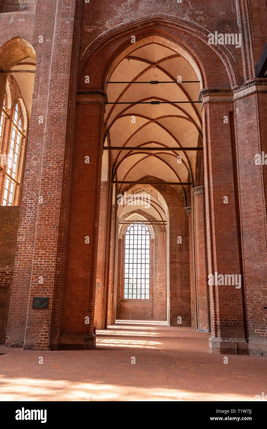 St. Georg, St Georgen Chiesa di Wismar, Meclemburgo-Pomerania Occidentale, Germania Foto Stock