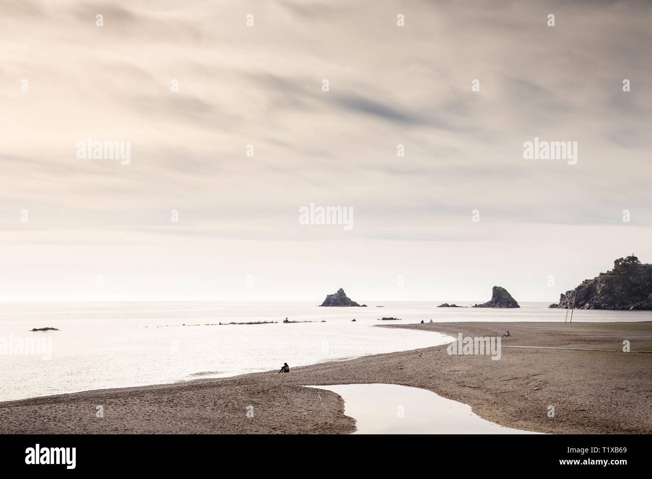 Costline di almunecar in Spagna Foto Stock