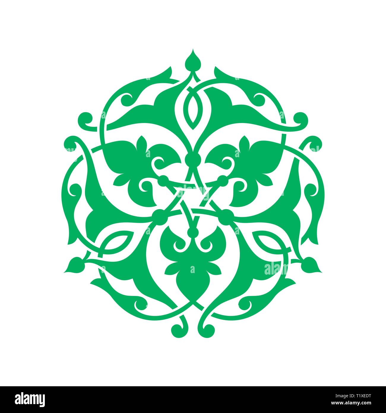 Arabesque decor. Mandala. Illustrazione Vettoriale per stile islamico design. Illustrazione Vettoriale