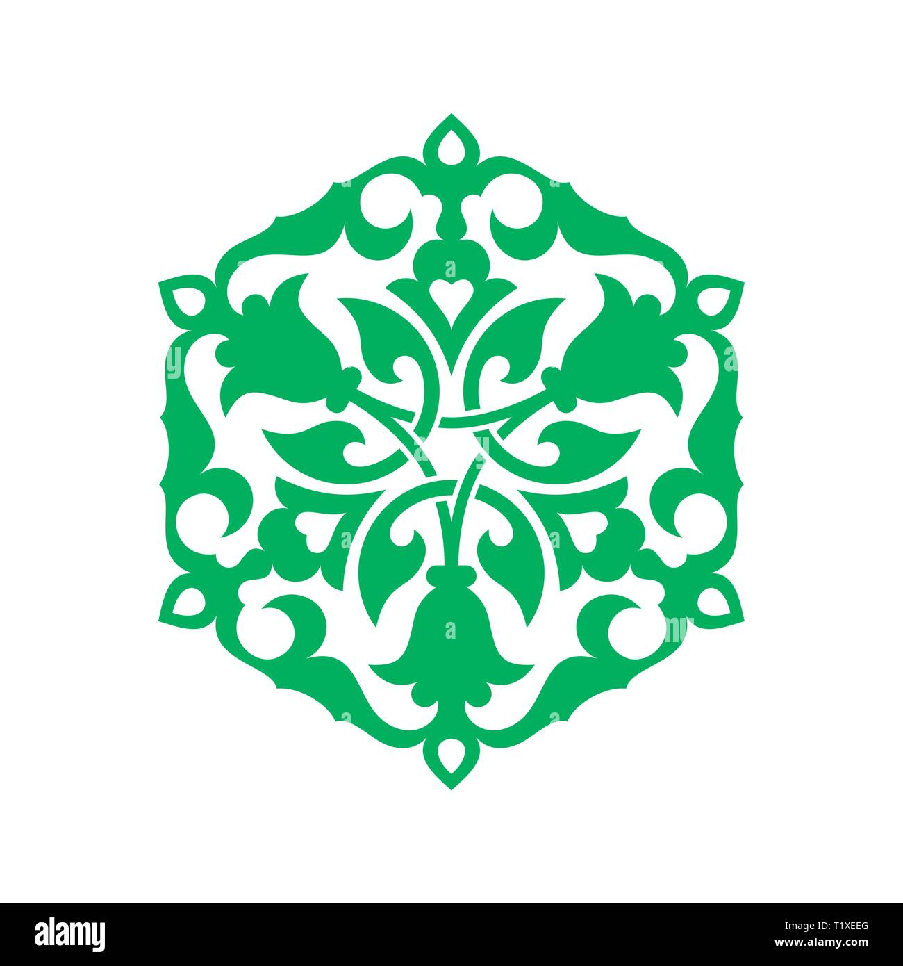 Arabesque decor. Mandala. Illustrazione Vettoriale per stile islamico design. Illustrazione Vettoriale