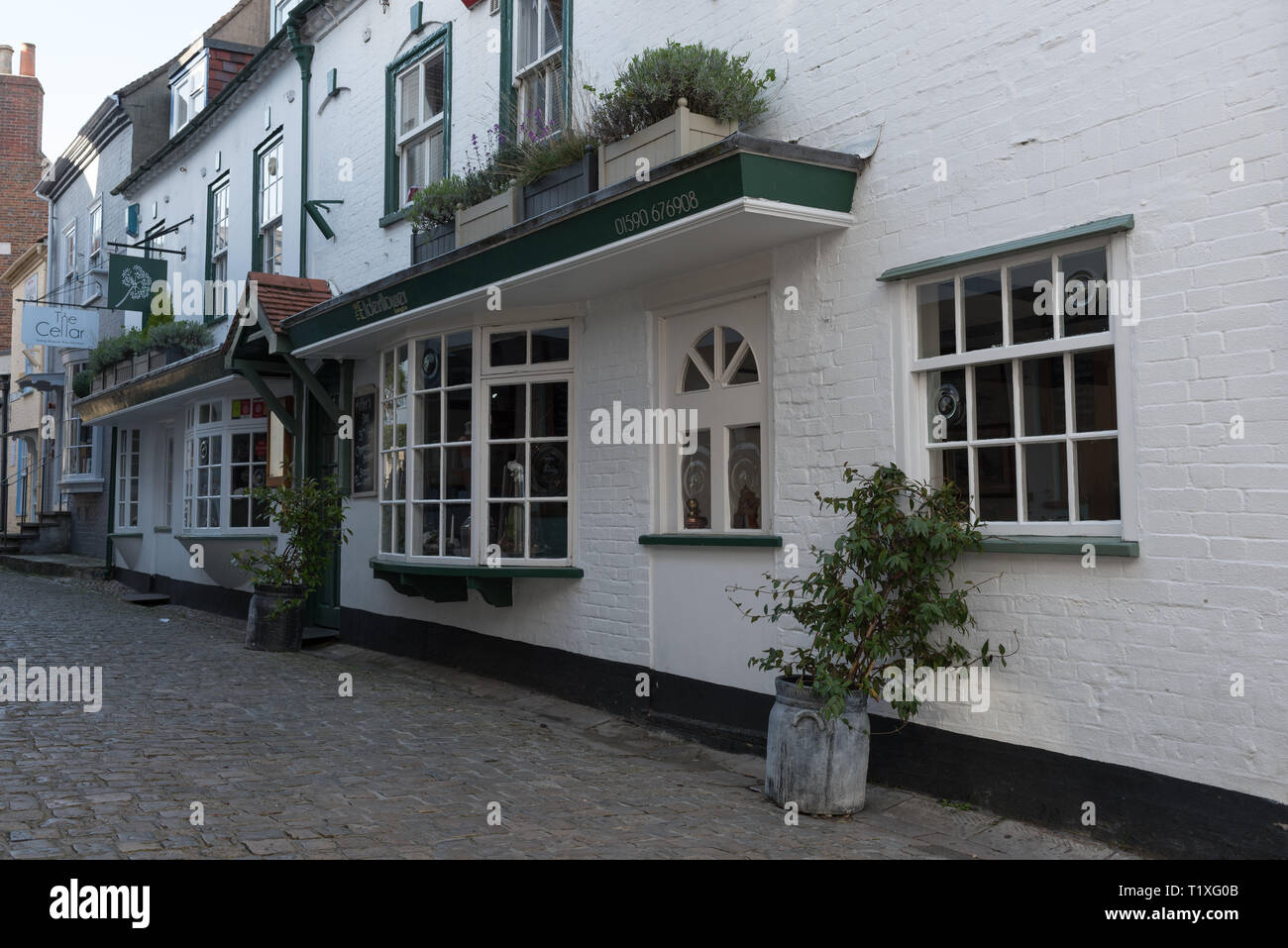 Hotel Milford on Sea quant pub Hampshire vecchio Foto Stock