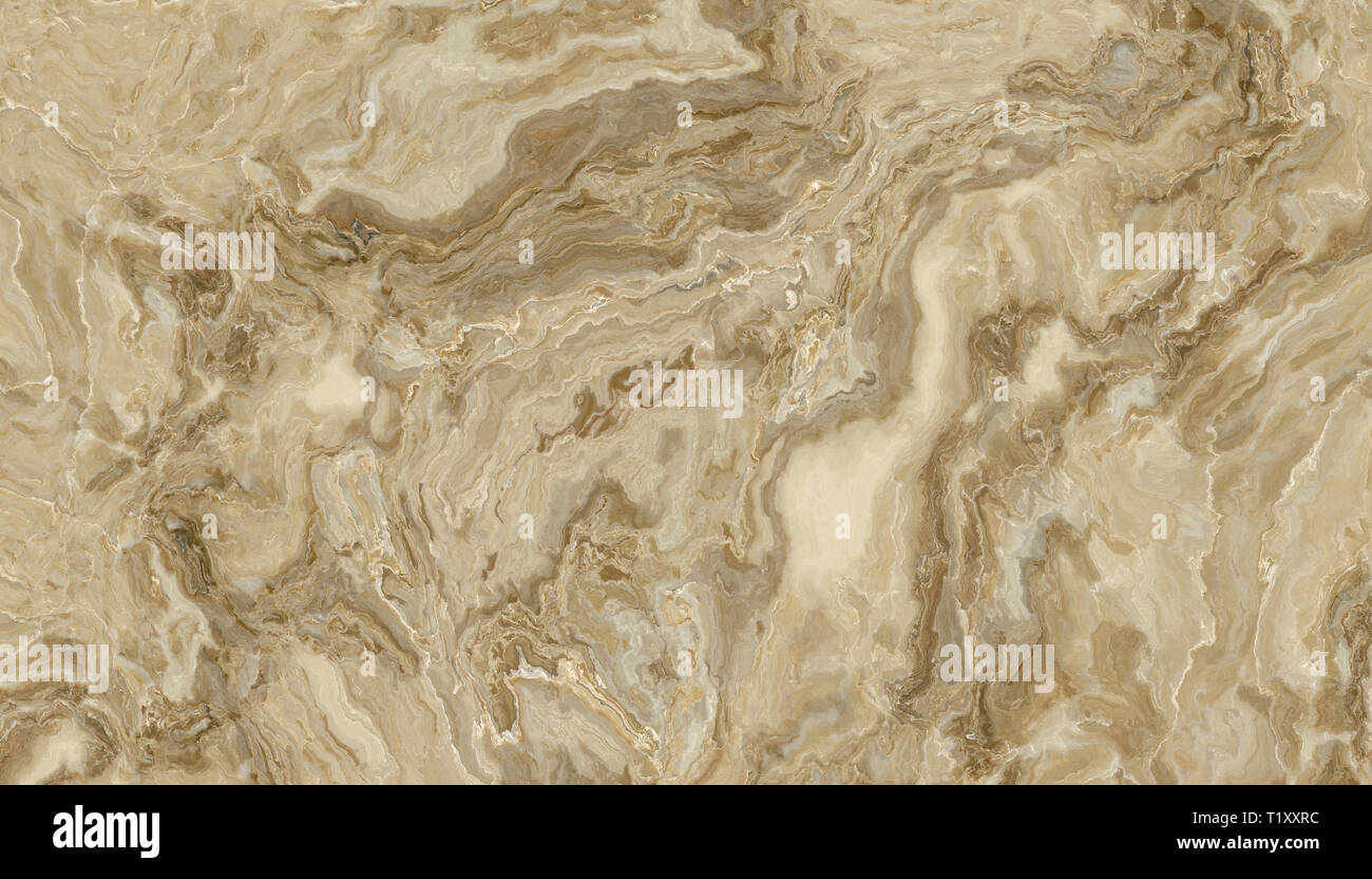 Caramello marmo pattern astratti. Texture e background. 2d'illustrazione. Bellezze naturali Foto Stock