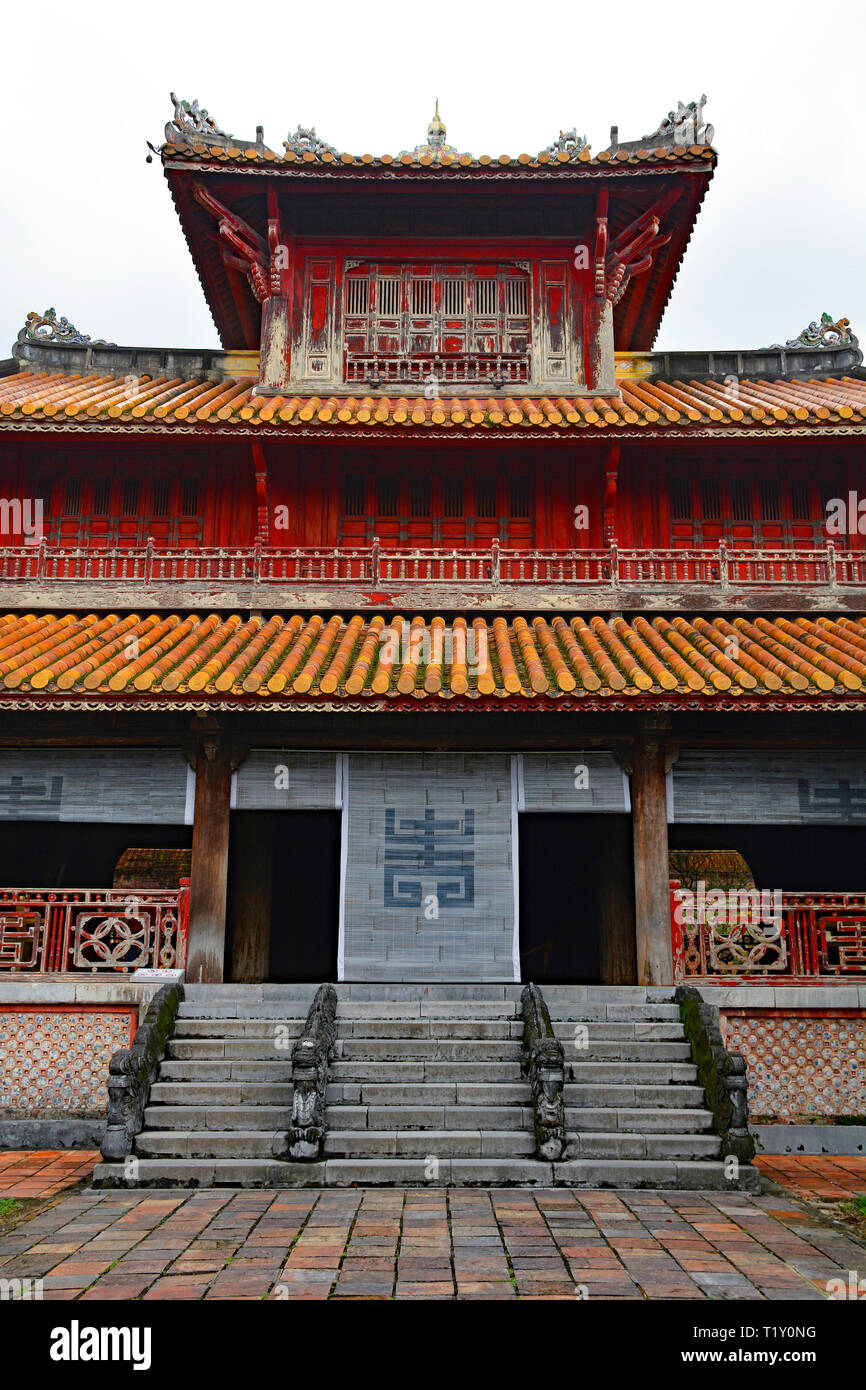 Il Hien Lam Pavilion nella città imperiale, tonalità, Vietnam Foto Stock